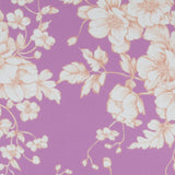 Gasa Flores Vintage Malva - Ribes y Casals