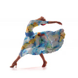 Gasa Lunar Pétalos Azul - Ribes y Casals