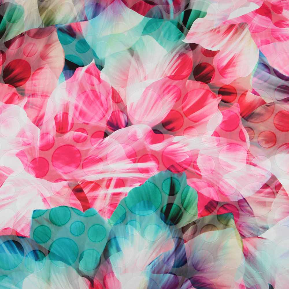 Gasa Lunar Pétalos Fucsia - Ribes y Casals