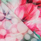 Gasa Lunar Pétalos Fucsia - Ribes y Casals