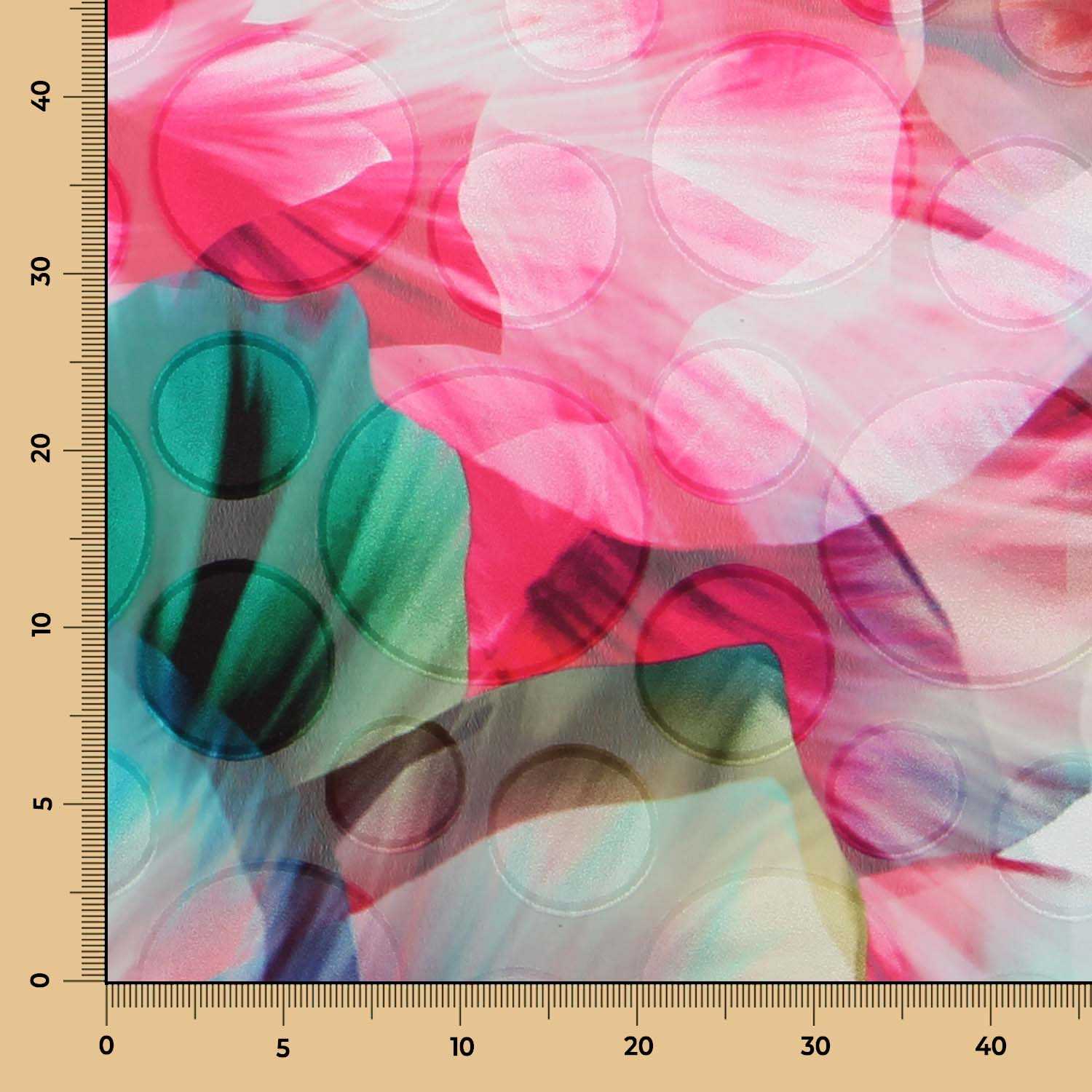 Gasa Lunar Pétalos Fucsia - Ribes y Casals