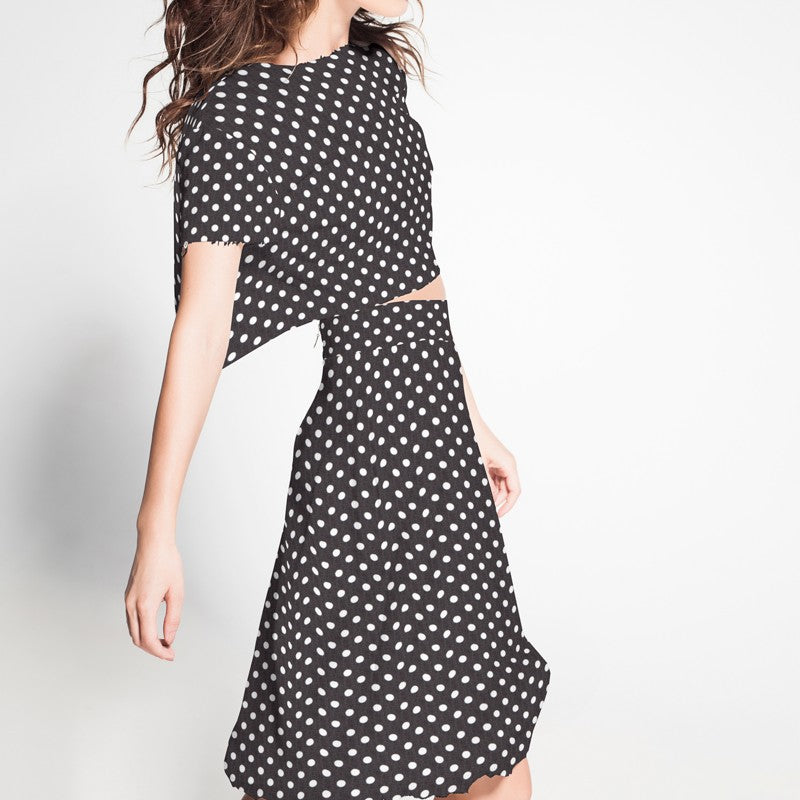 Gasa Lunares Negra - Ribes y Casals