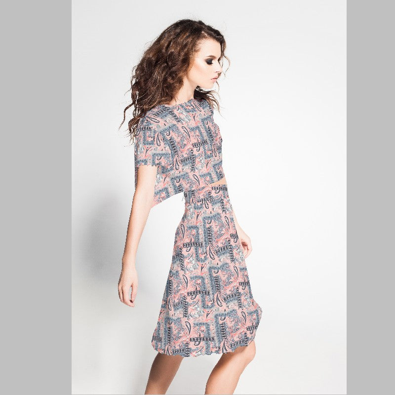 Gasa Patchwork Rosa - Ribes y Casals