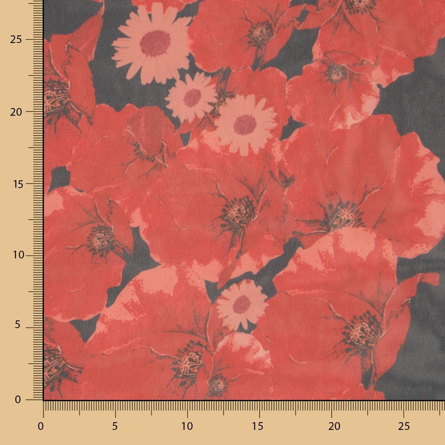 Gasa Poliéster Amapola - Ribes y Casals