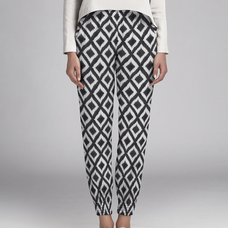 Gasa Poliester Étnica Negro - Ribes y Casals