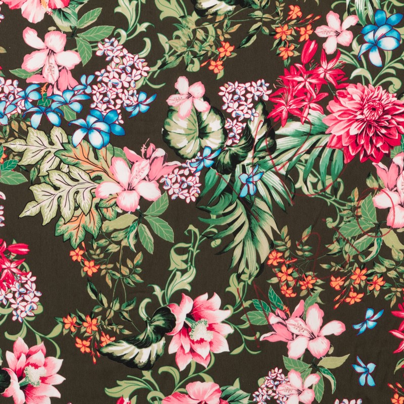 Gasa Satén Exotic Verde - Ribes y Casals