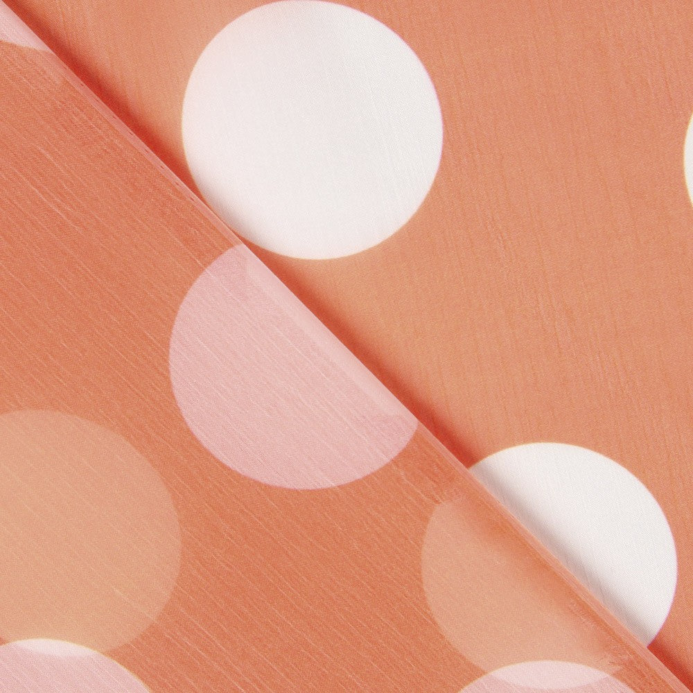 Gasa Tornasol Lunar Mandarina - Ribes y Casals