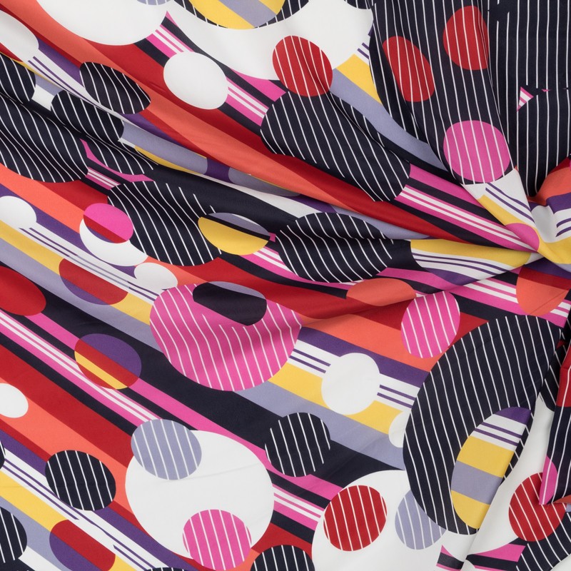 Gasa Viscosa Disco Multicolor - Ribes y Casals