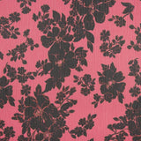 Gasa Bambula Lúrex Amapolas Black - Ribes y Casals