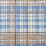 Retal Gasa Bambula Caudros Azules 140x150 cms - Ribes y Casals