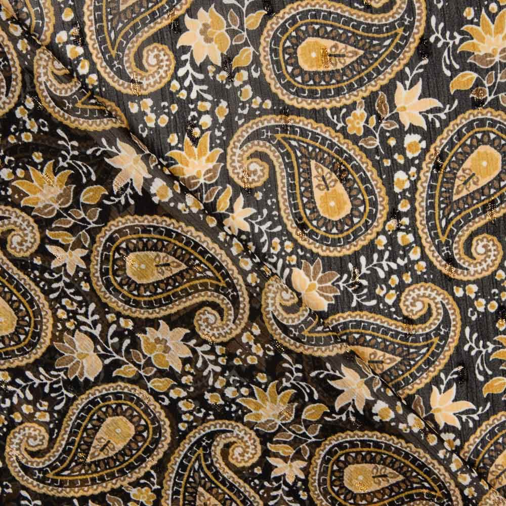 Gasa Bambula Lurex Azteca - Ribes y Casals