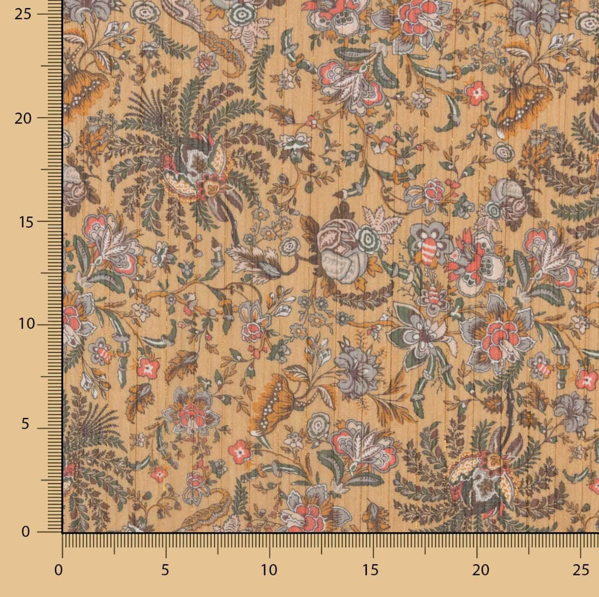 Gasa Bambula Lurex Saphire - Ribes y Casals