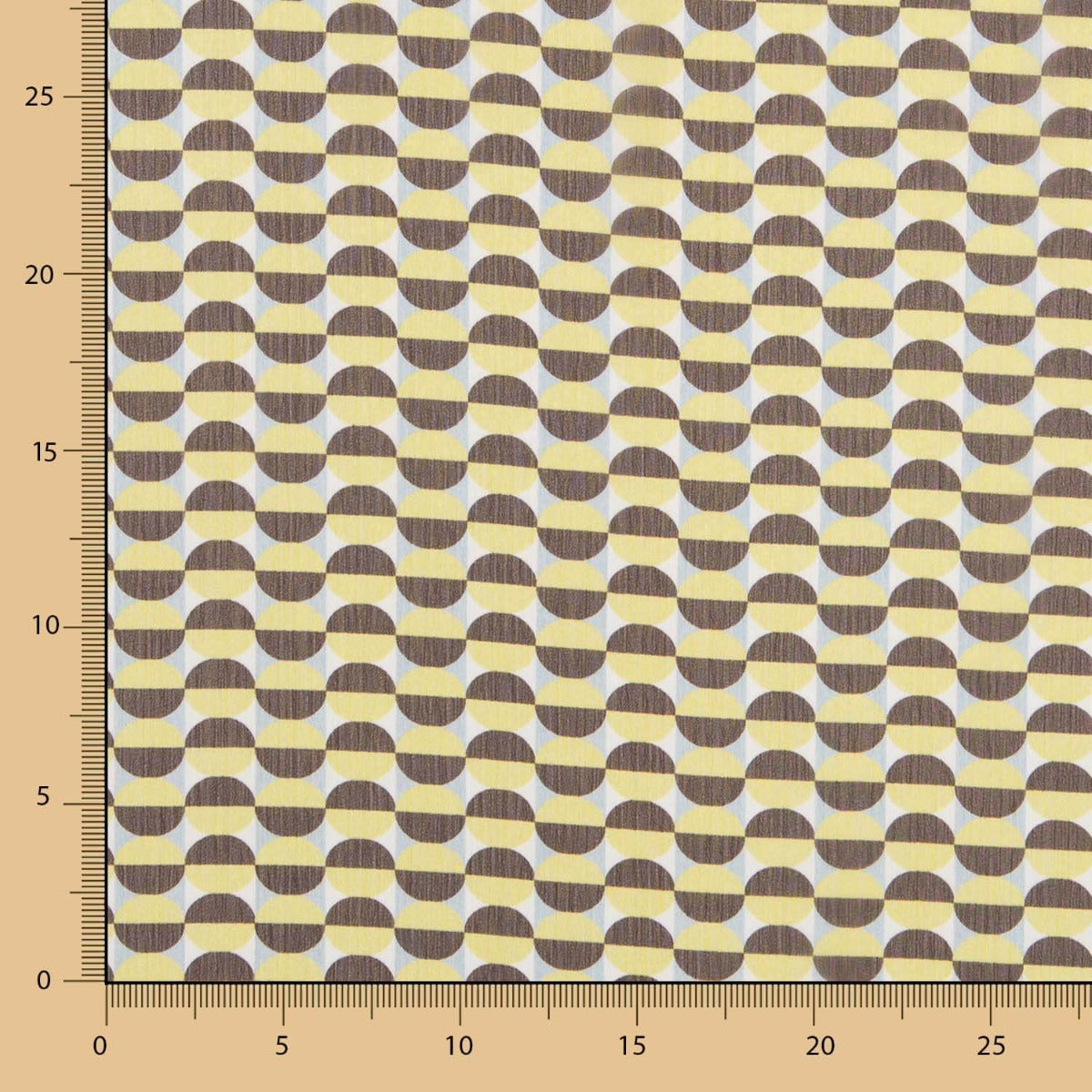 Bambula Poliéster Geo Redondas Amarillas - Ribes y Casals