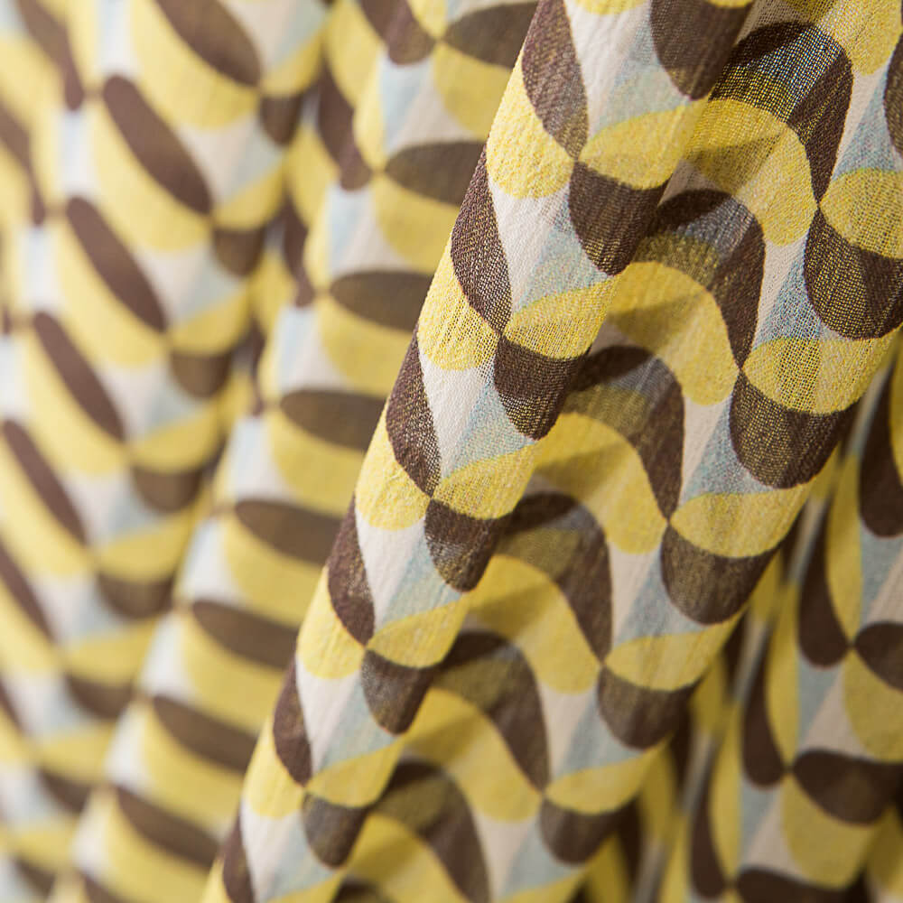 Bambula Poliéster Geo Redondas Amarillas - Ribes y Casals