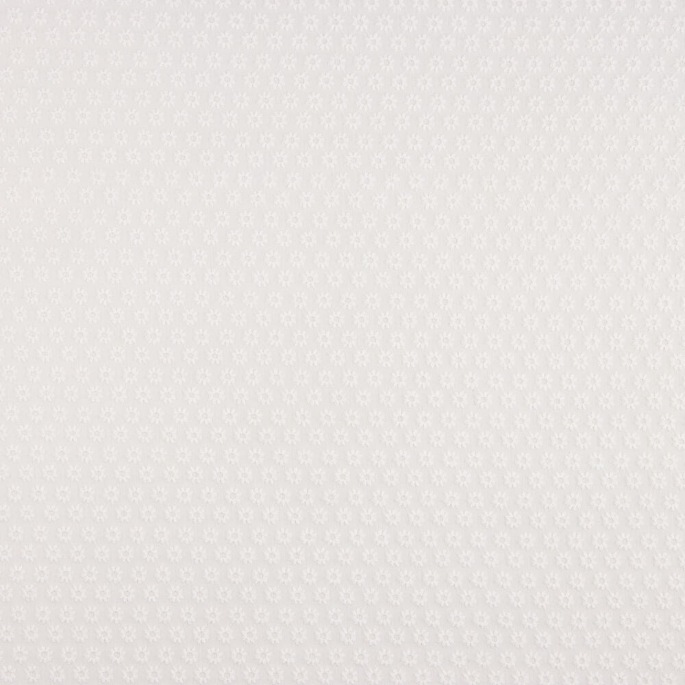 Gasa Bambula Poliéster Flor Blanco Roto - Ribes y Casals