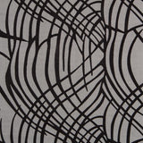 Gaze Devoré Listrado Preto - Ribes y Casals