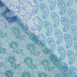 Gasa Poliéster Calcuta Azul - Ribes y Casals