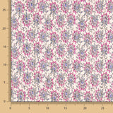 Gasa Satén Lurex Flor Rosa - Ribes y Casals