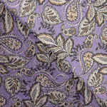 Gasa Lurex Cachemire Malva - Ribes y Casals