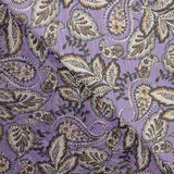 Gasa Lurex Cachemire Malva - Ribes y Casals