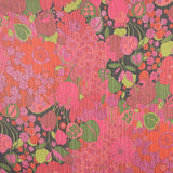 Gasa Lurex Flor Maxi Fucsia - Ribes y Casals