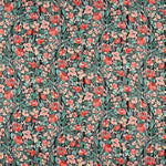 Gasa Listada Floral Lúrex - Ribes y Casals