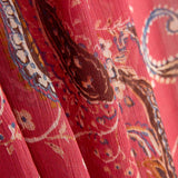 Gasa Bambula Cachemir Fresa - Ribes y Casals