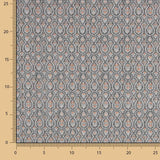 Gasa Lúrex Geometrico Gris - Ribes y Casals