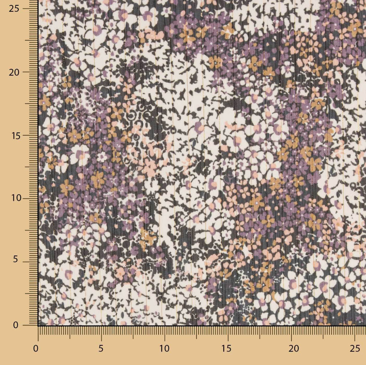 Gasa Bambula Lúrex Pradera - Ribes y Casals