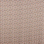 Gasa Satén Lúrex Hojas Beige - Ribes y Casals