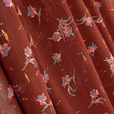 Gasa Lurex Mini Flor Grana - Ribes y Casals