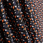 Viscosa Estampada Mini Geo Naranja - Ribes y Casals