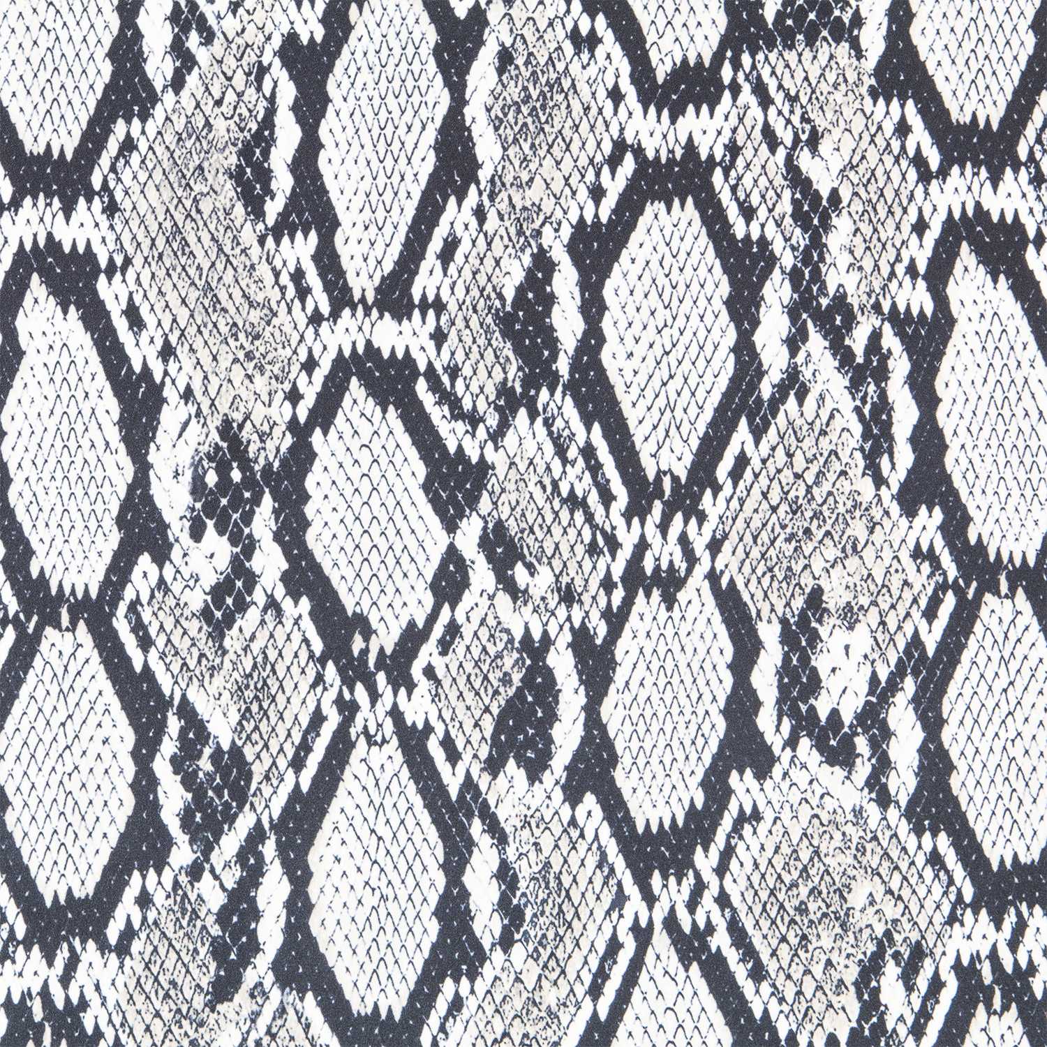 Georgette Animal Print Snake Gris - Ribes y Casals