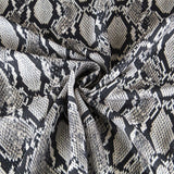 Georgette Animal Print Snake Gris - Ribes y Casals