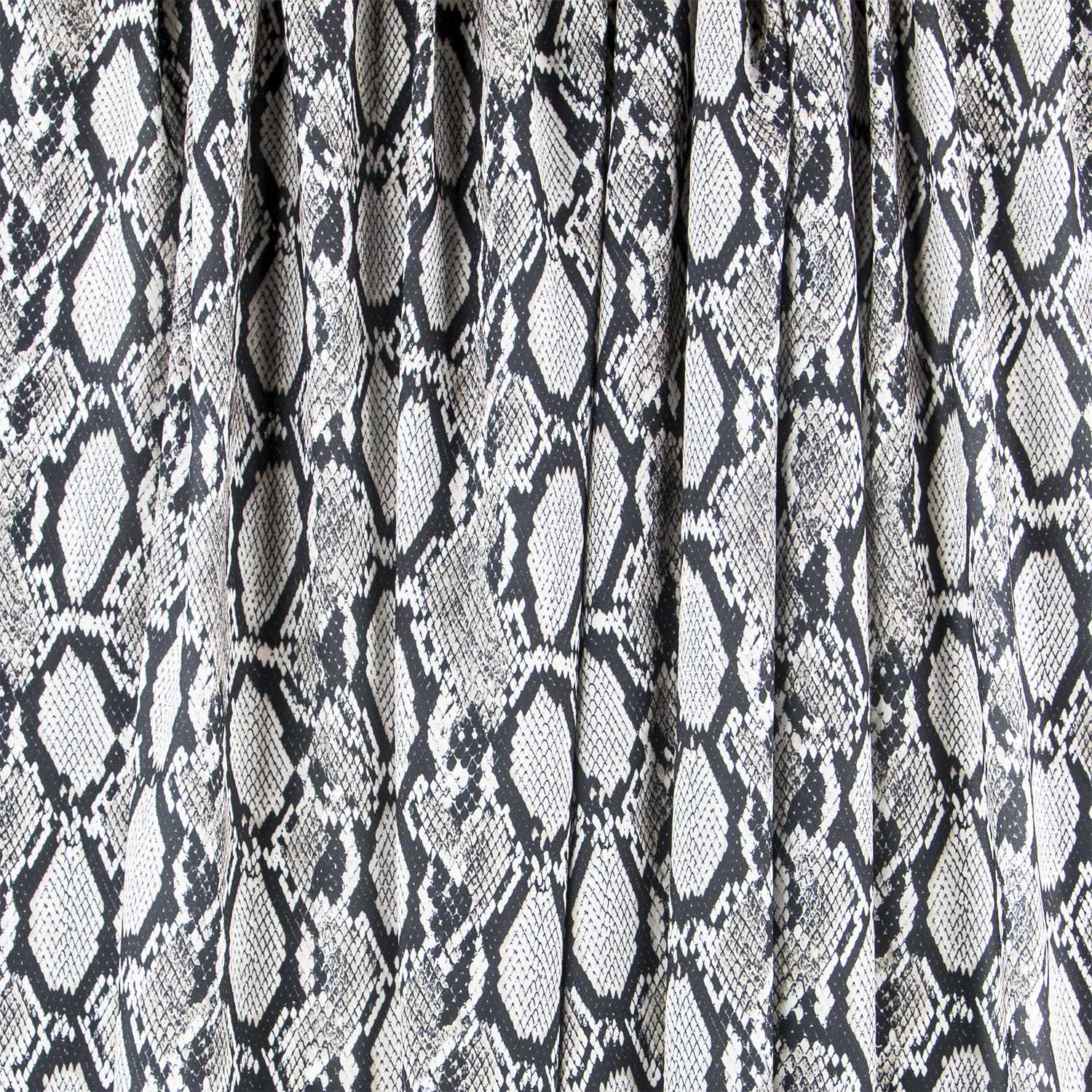 Georgette Animal Print Snake Gris - Ribes y Casals