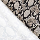 Georgette Animal Print Snake Gris - Ribes y Casals