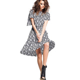 Georgette Animal Print Snake Gris - Ribes y Casals