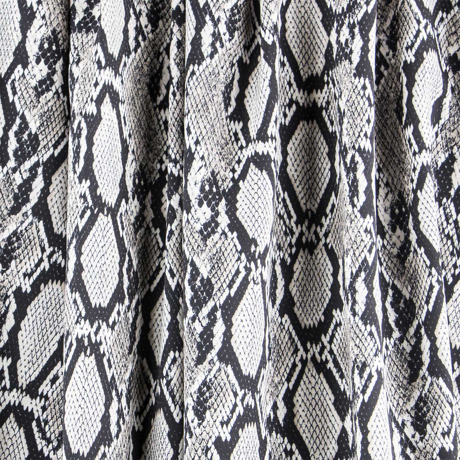 Georgette Animal Print Snake Gris - Ribes y Casals