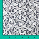 Georgette Animal Print Snake Gris - Ribes y Casals