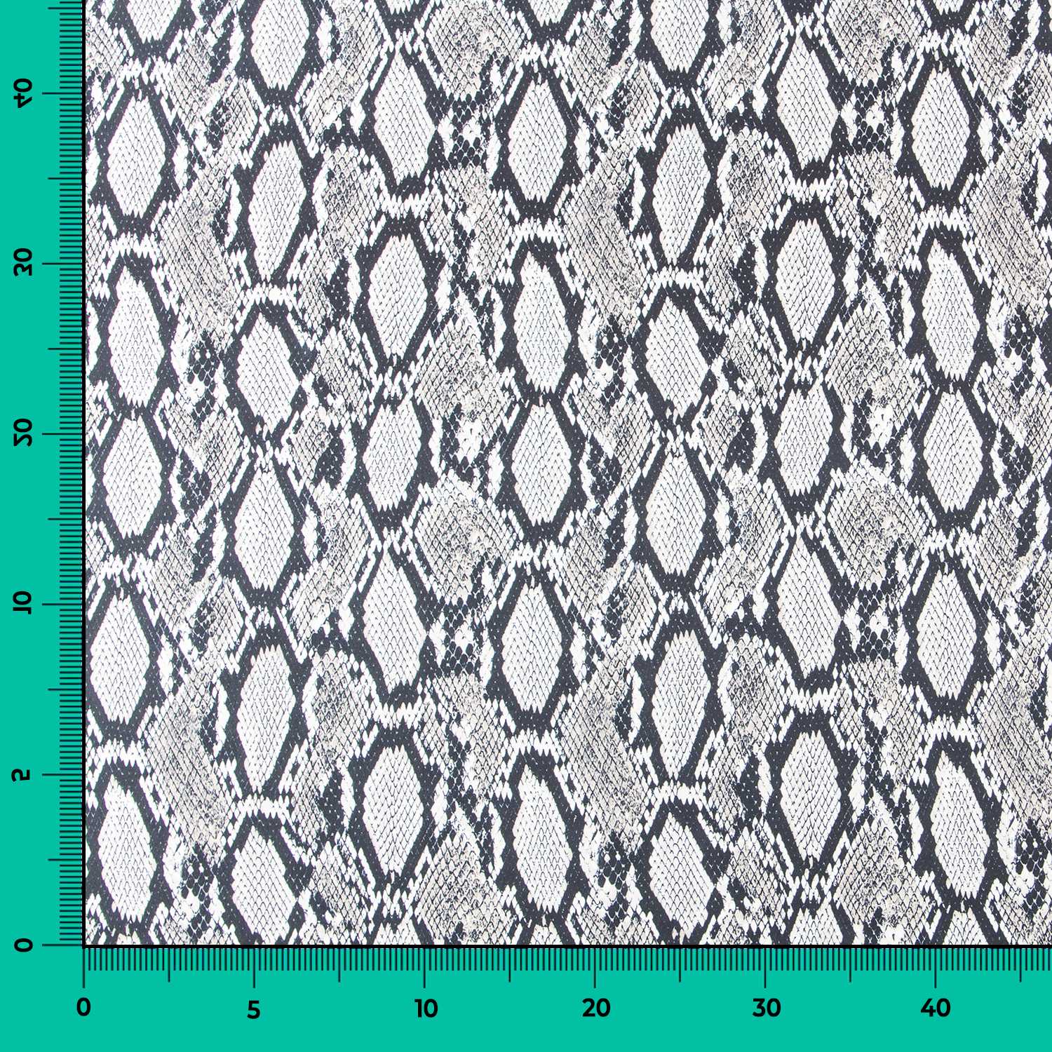 Georgette Animal Print Snake Gris - Ribes y Casals