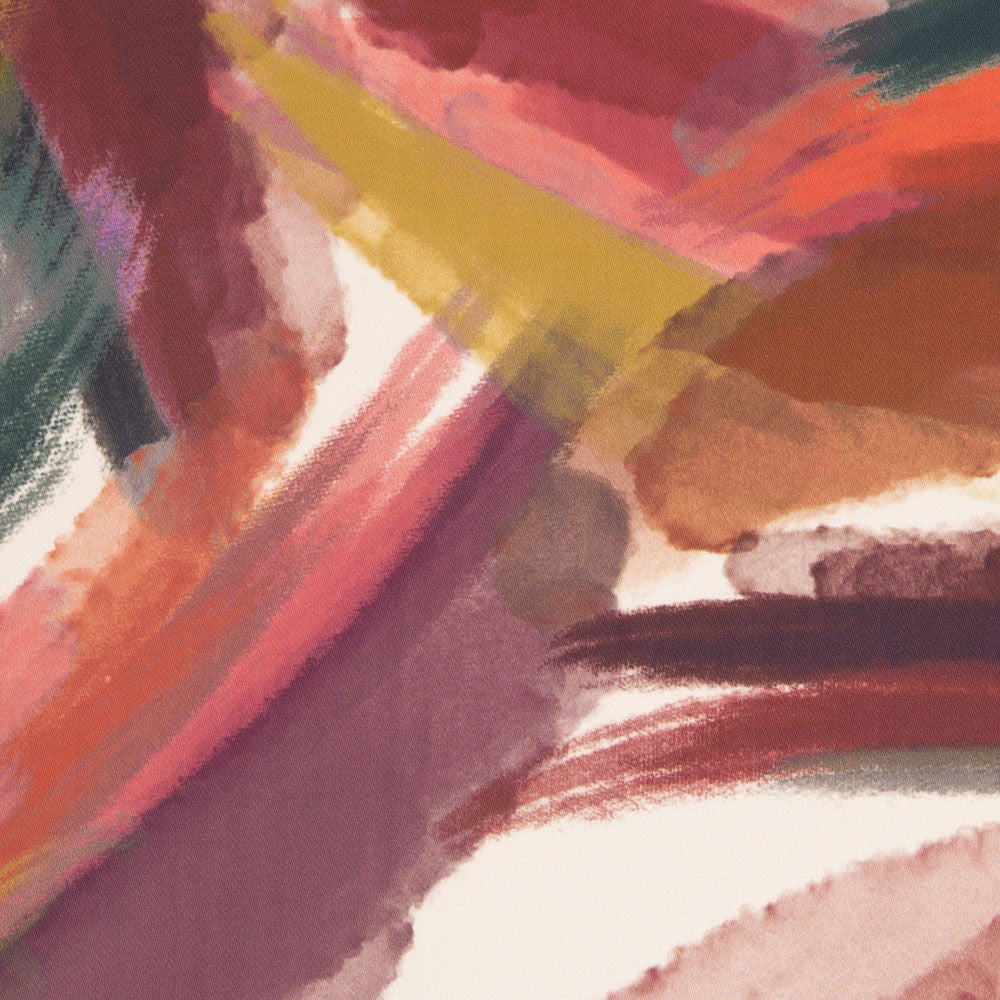 Retal Georgette Estampado Trazos 90x100% - Ribes y Casals