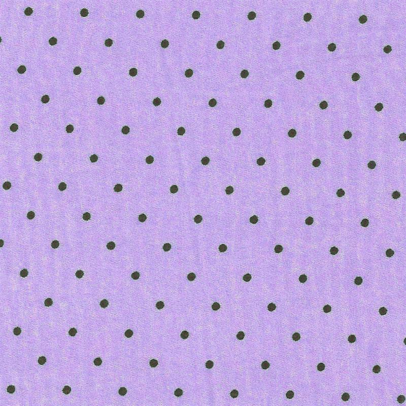 Georgette Lunar Malva Negro - Ribes y Casals