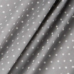 Georgette Lunares Gris 4mm - Ribes y Casals