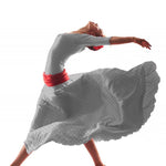 Georgette Lunares Gris 4mm - Ribes y Casals