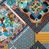Georgette Patch Retro Azul - Ribes y Casals