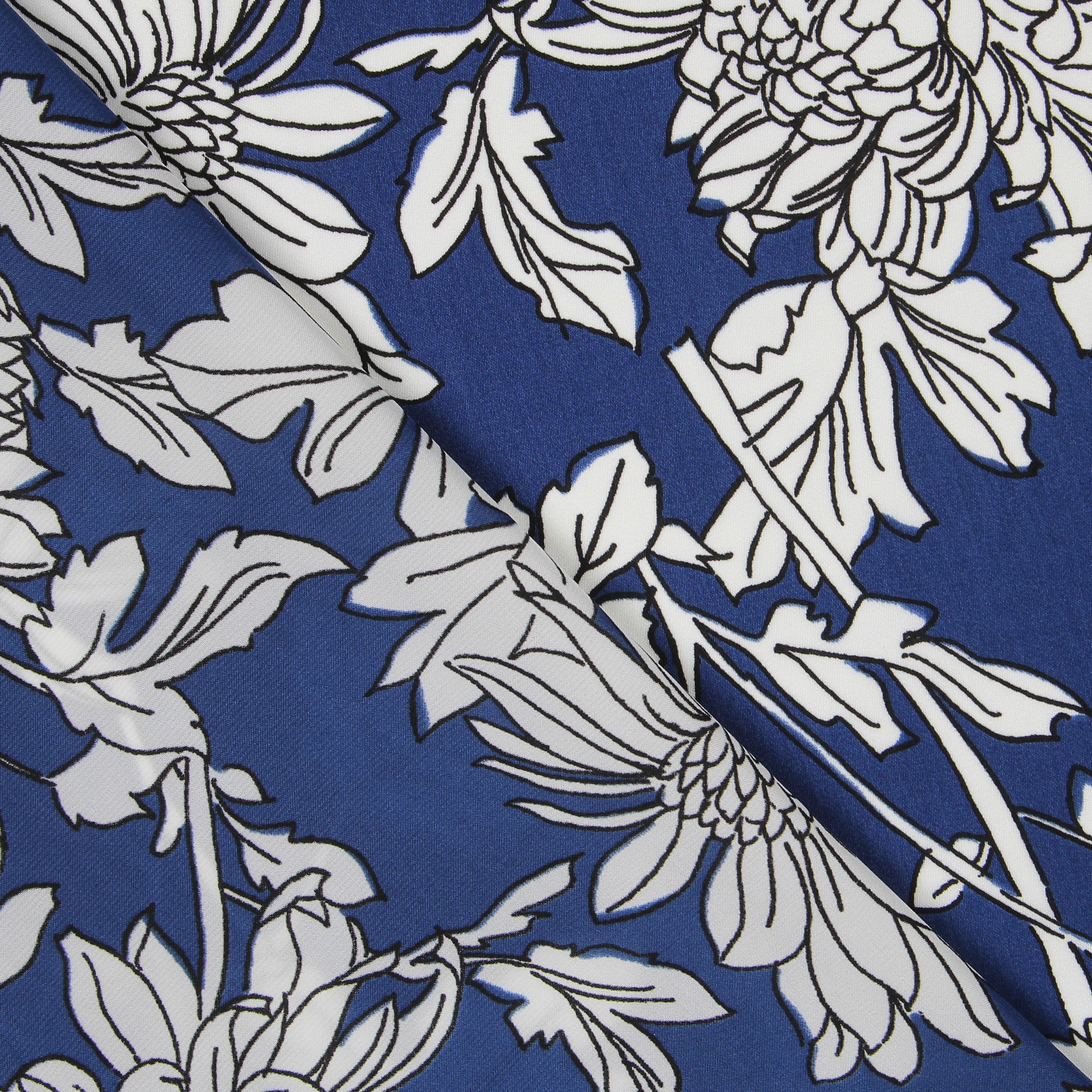 Georgette Tropical Azul - Ribes y Casals