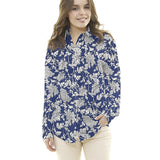 Georgette Tropical Azul - Ribes y Casals