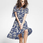 Georgette Tropical Azul - Ribes y Casals