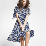 Georgette Tropical Azul - Ribes y Casals