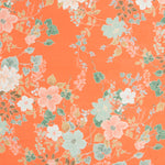 Georgette Floral Naranja - Ribes y Casals